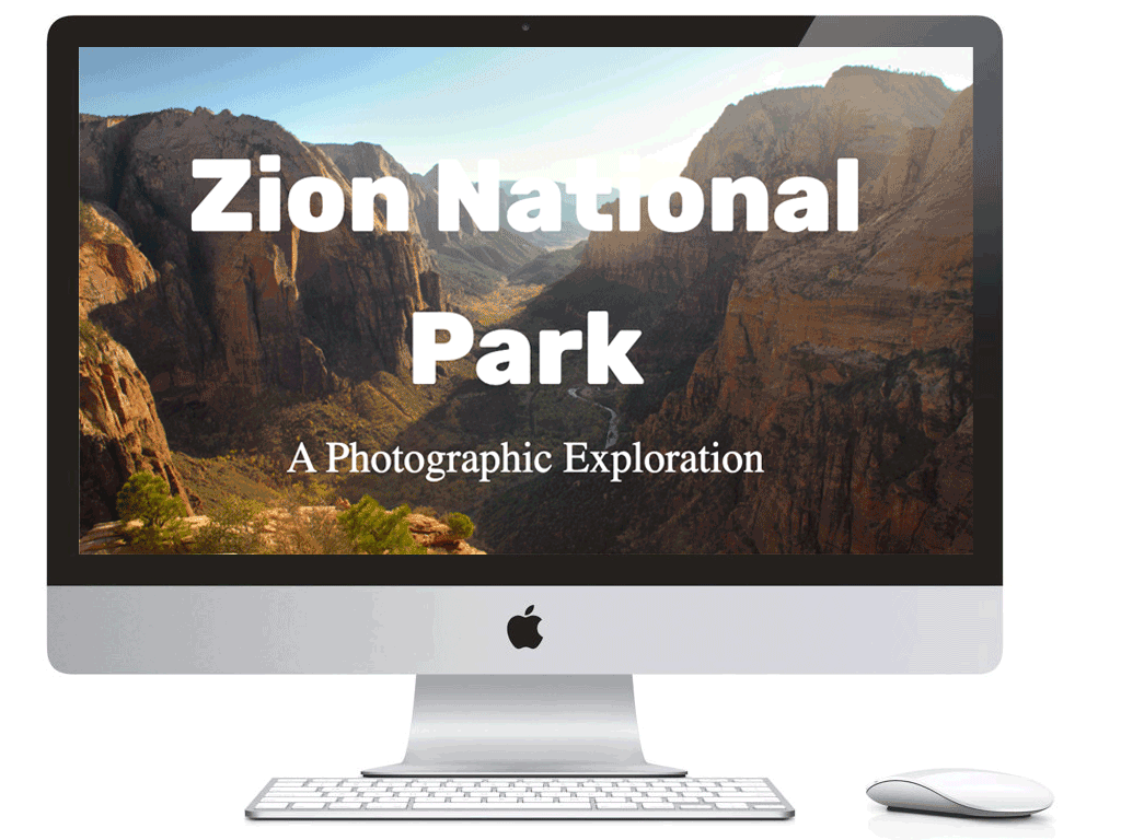 photo of a zion website